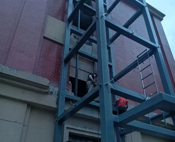 钢结构电梯井道安装 加装电梯钢结构 保证工程质量 - 阿德采购网